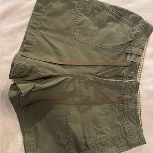 St. John's Bay Olive Green Women's Cargo Shorts